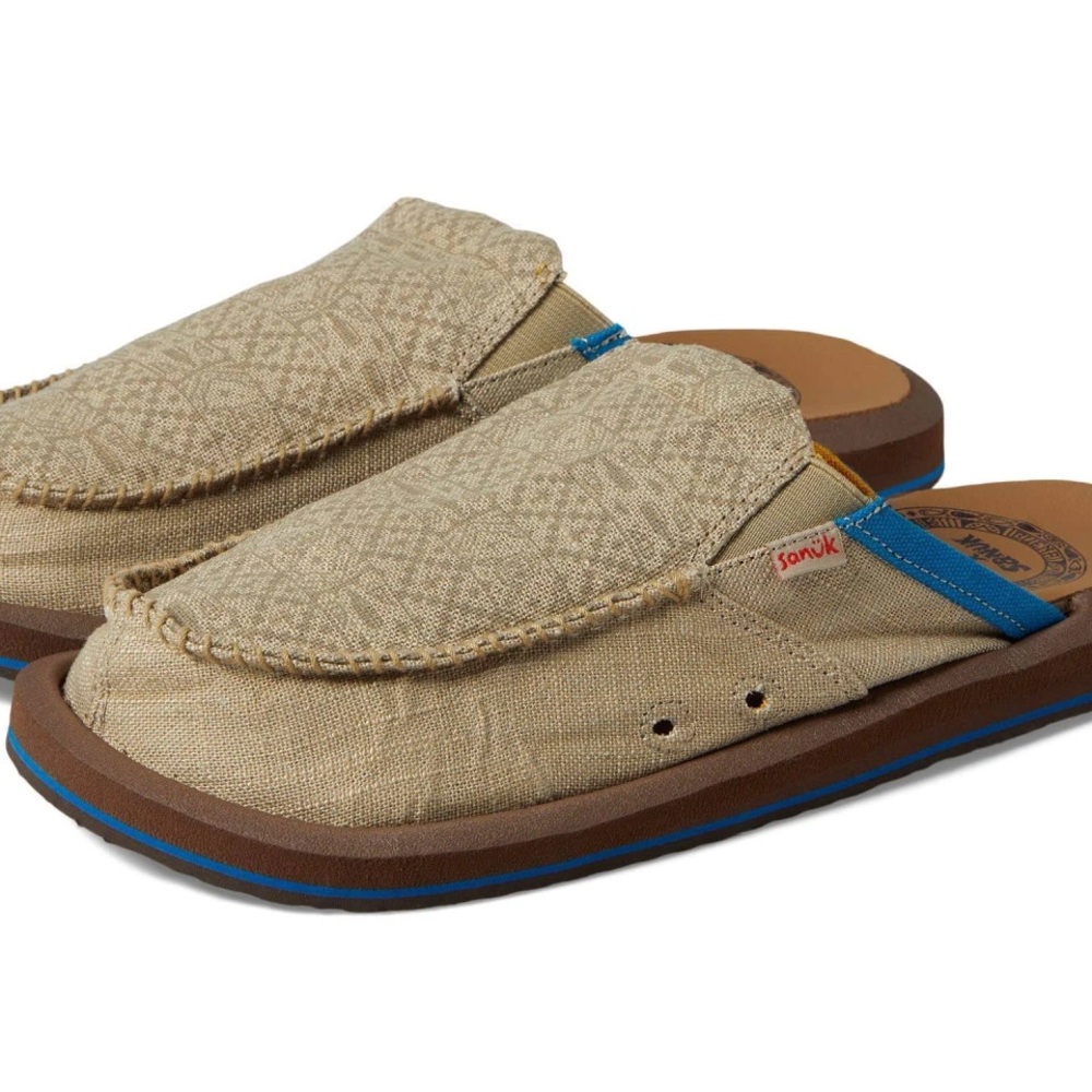 Sanuk Men’s You Got My Brew ST X Stone Clay